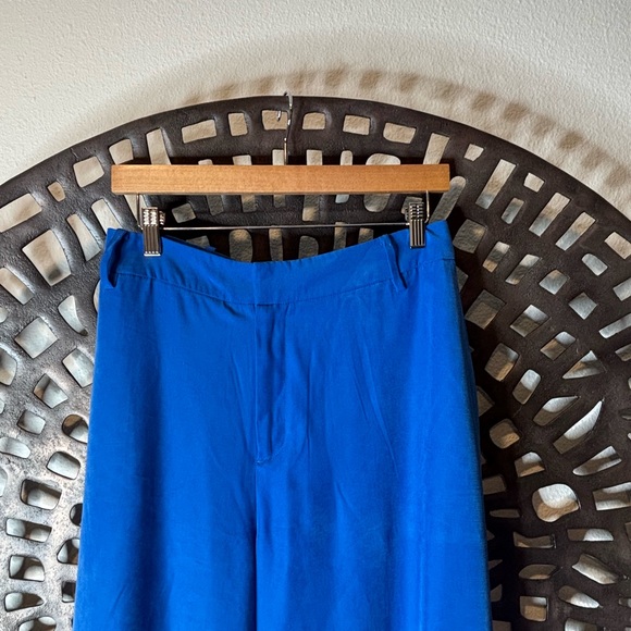 ๐ NWOT Eloquii Blue Dress Pants 16 โ Plus Size Workwear Dressy w/ Pockets - Picture 3 of 15